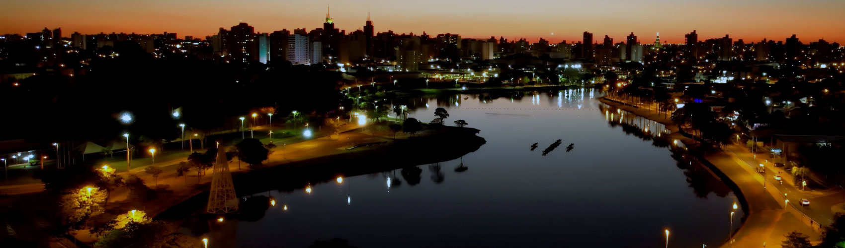 São José do Rio Preto: Represa à noite